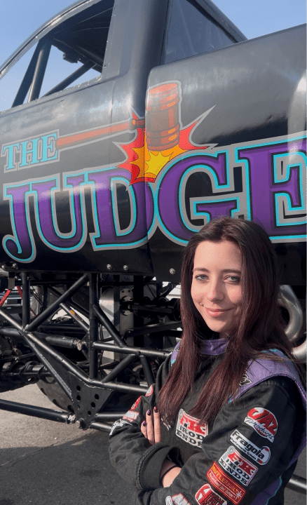 Faith Phreed, youngest racer, shatters norms in monster truck event at Laborde Earles Coliseum