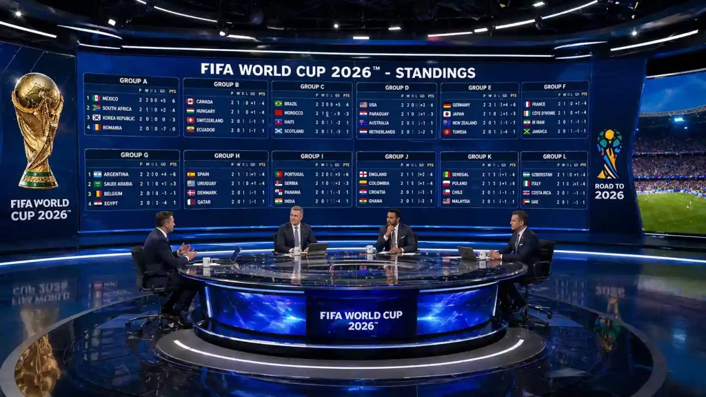 Tabel Poin Piala Dunia FIFA 2026 – Klasemen Langsung Terkini Hari Ini