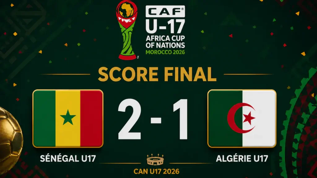 CAN U17: Aljazair lolos meski kalah dari Senegal!