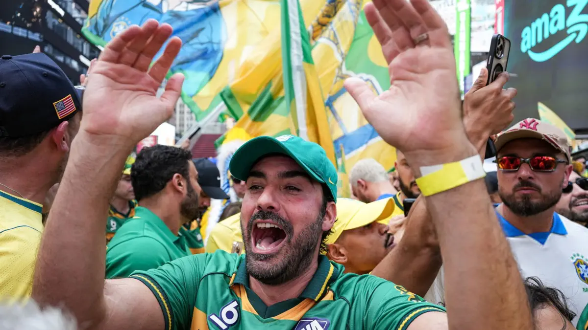 Wow! Piala Dunia 2026: Suporter Brasil tampil spektakuler sebelum pertandingan melawan Maroko!