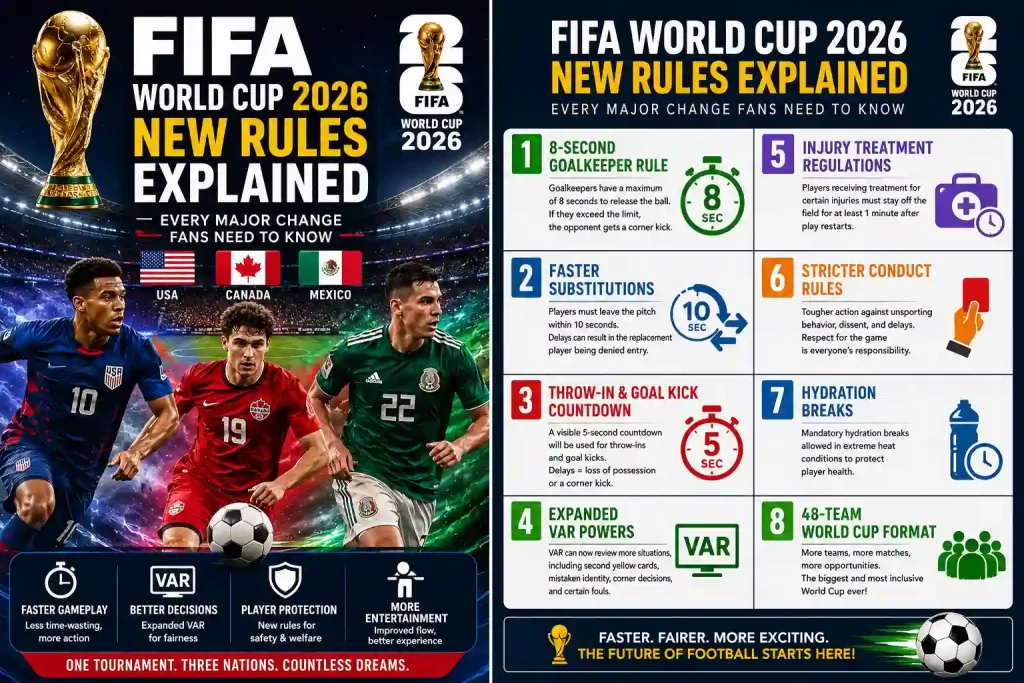 Penjelasan Aturan Baru Piala Dunia FIFA 2026