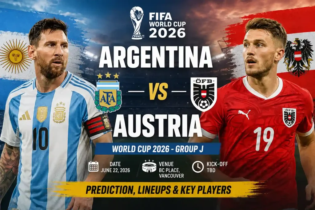 Argentina vs Austria: Prediksi Piala Dunia 2026,