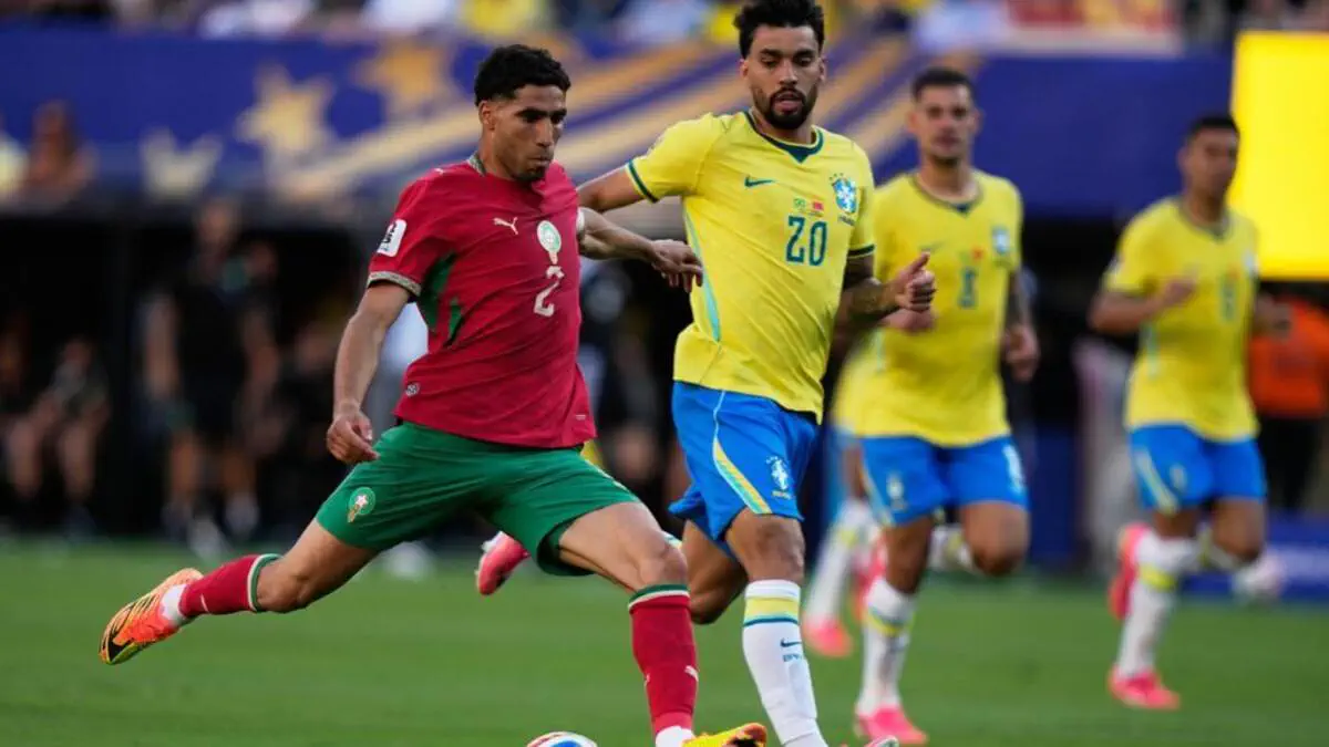 Piala Dunia 2026 : Maroko 1-1 Brasil (skor akhir)