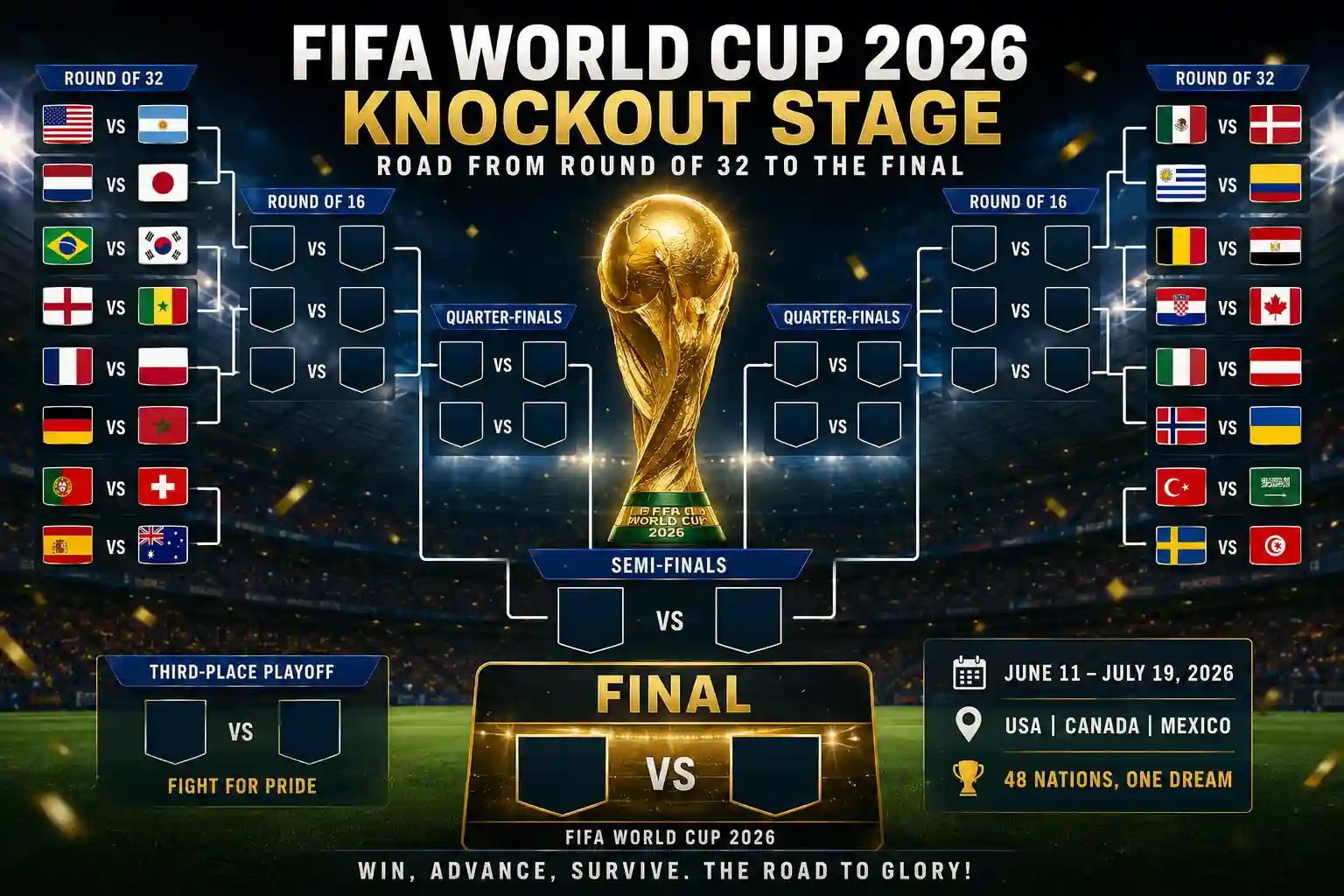 Babak Sistem gugur Piala Dunia FIFA 2026