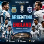 Semifinal Piala Dunia 2026 Argentina vs Inggris