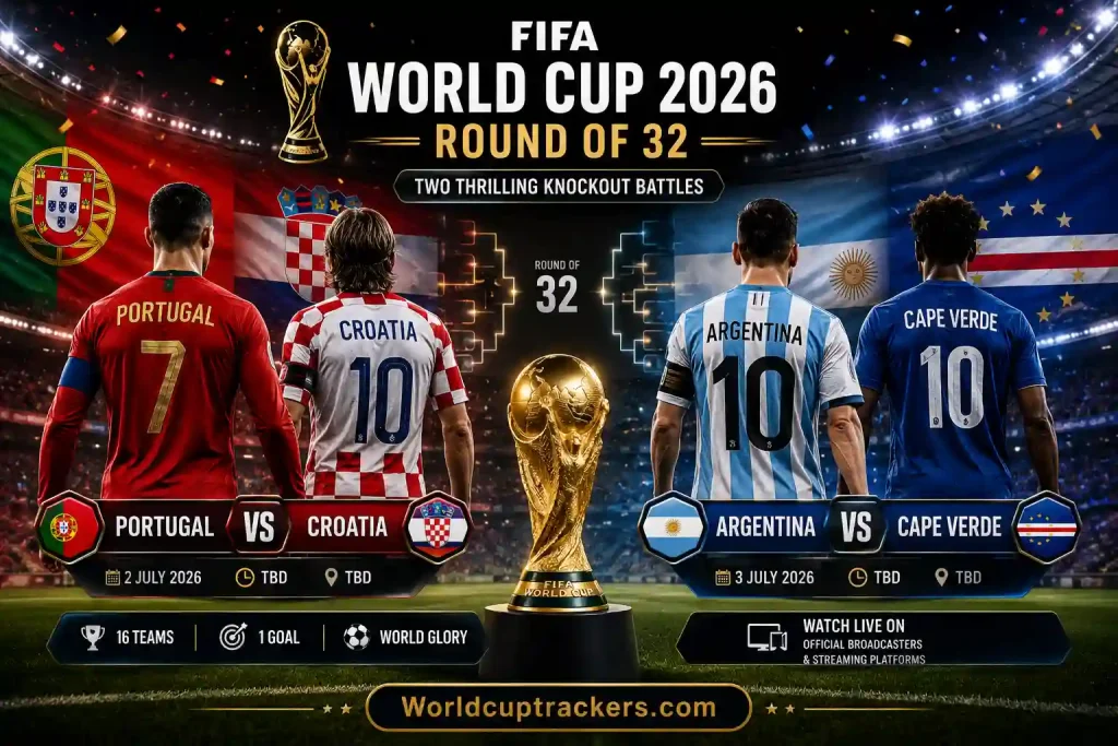 Portugal vs Croatia & Argentina vs Cape Verde